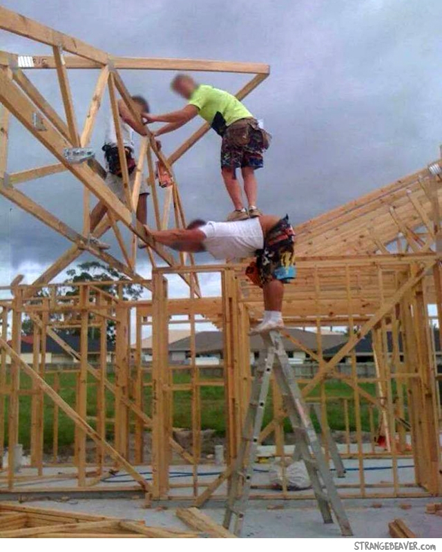 Funny stupid work safety fail