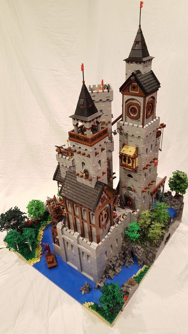 Amazing Springwood Castle Made Entirely Out Of Lego 